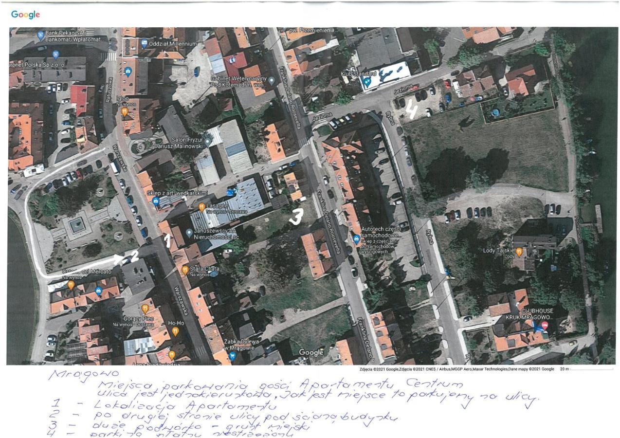 Warszawska Centrum - W Cenie 4 Rowery, Lodka Wioslowa, Kajak, Rower Wodny, Plaza Mrągowo Εξωτερικό φωτογραφία